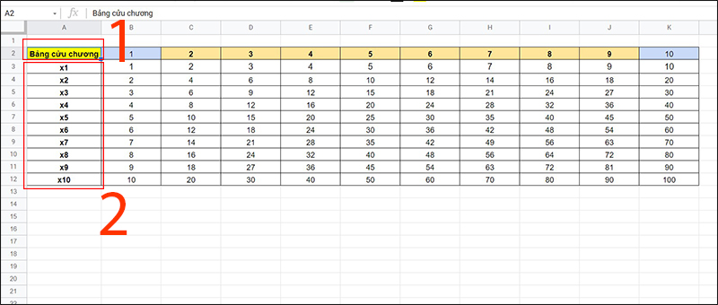 [Video] Cách sử dụng hàm SEQUENCE trong Google Sheets